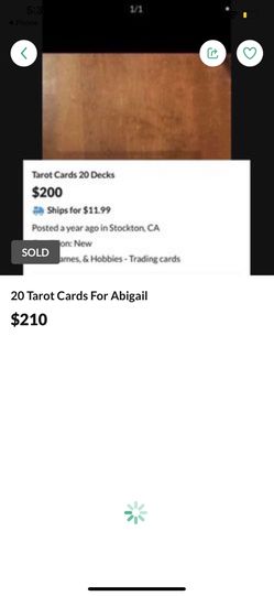 20 Tarot Cards For Abigail