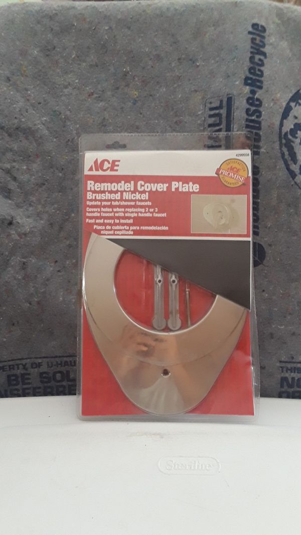 remodel tub shower brushed nickel cover plate household in fort