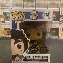 Tanjiro Kamado (Hinokami Kagura Dance) GITD Chase Funko Pop Demon Slayer