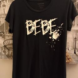 Ladies BeBe Black T-shirt.