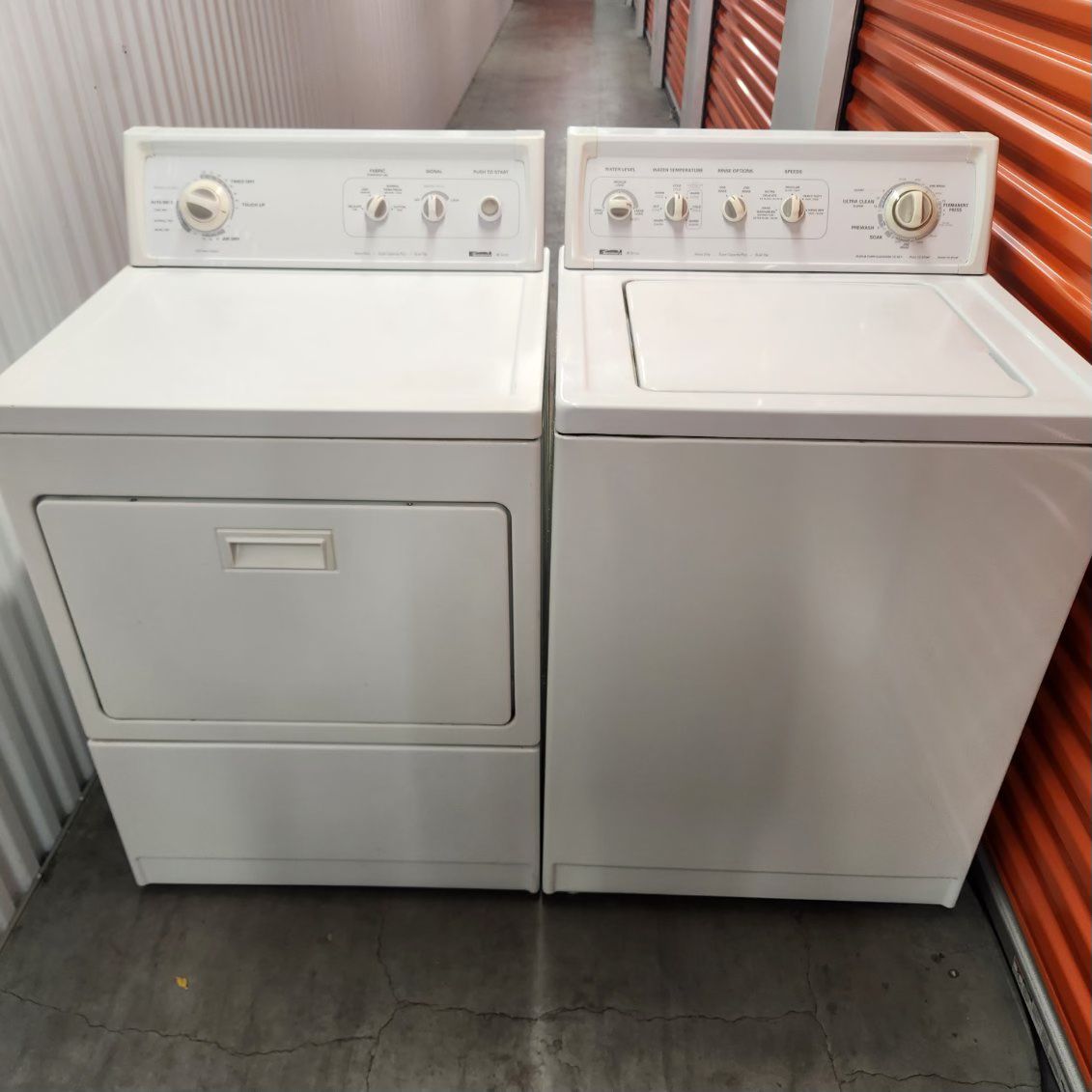 Kenmore Washer and Dryer Heavy Duty Super Capacity White Excellent Condition