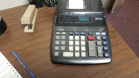 10 key calculator with paper