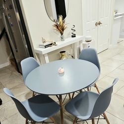 Dinning Table Set With 4 Chairs