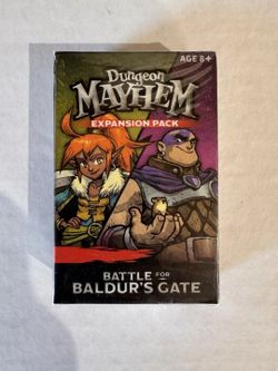 Dungeon Mayhem: Battle for Baldur’s Gate Expansion Pack D&D Card Game Sealed