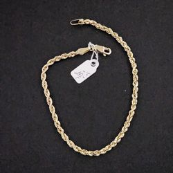 10k Gold Bracelet 8 Inch