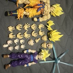 SHF LSSJ GOKU + TEEN GOHAN
