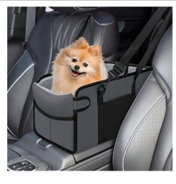 Dog Car Booster Seat with Safety Strap