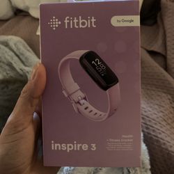 New Fitbit Inspire 3 Lavender Lilac 