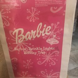 Barbie Twinkling Lights Christmas Tree