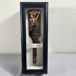 Forever Rose 24K Gold Dipped Real Rose, Handmade, in Leather Case