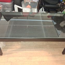 Glasstop Coffee Table/puzzle Table