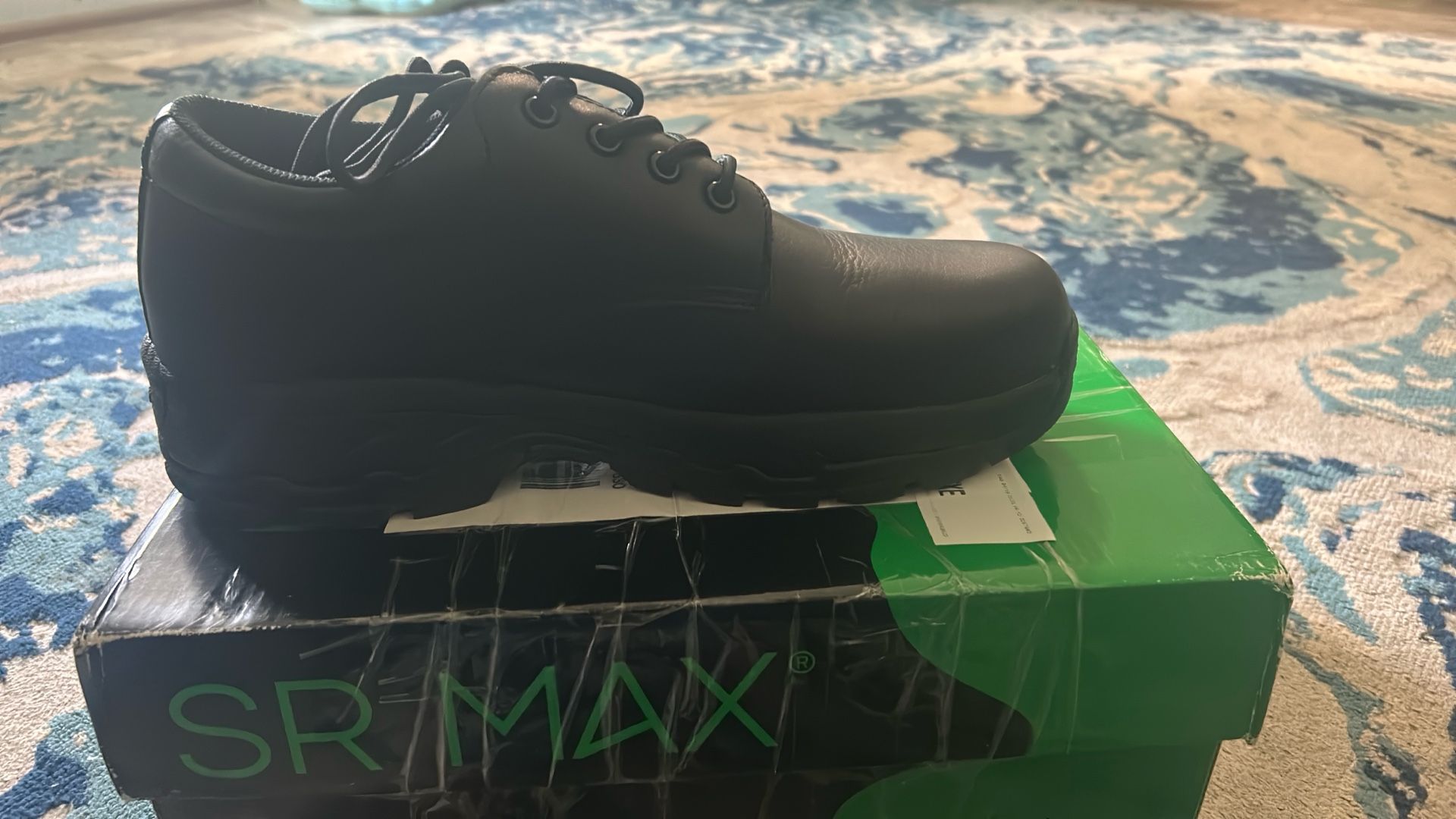 New All Black Mens Size 12 Work Shoes