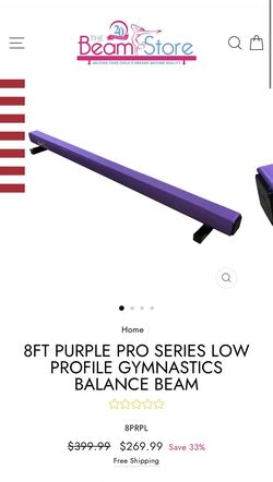 The Beam Store Gymnastics Low Beam