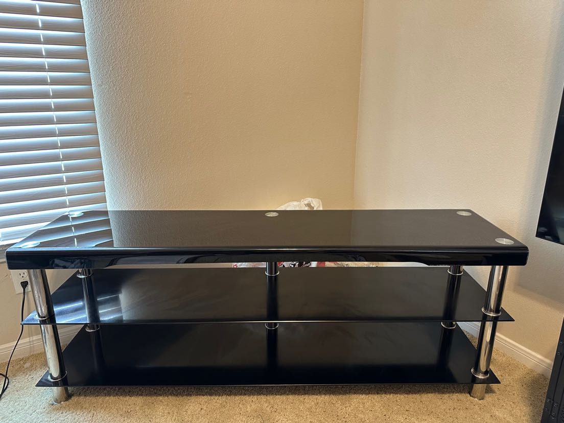 Large Glass TV Stand
