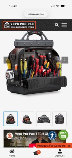 VETO PRO TECH XL TOOL BAG