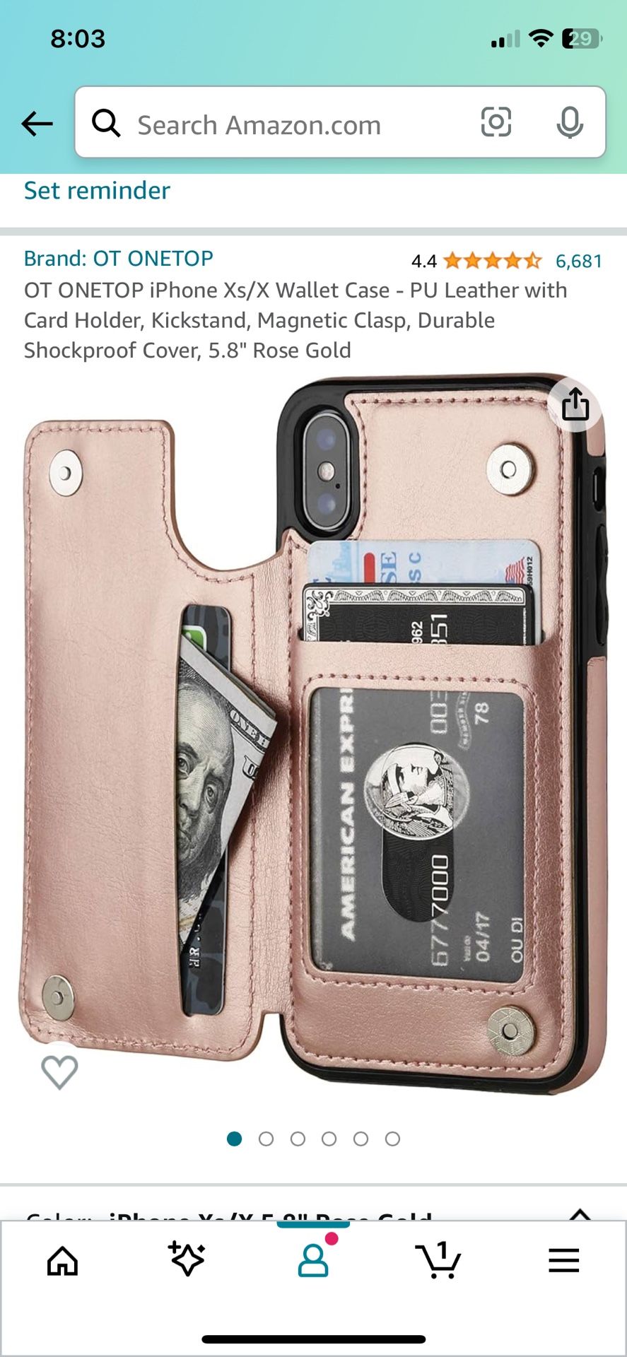 iPhone X/XS Wallet Case 