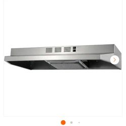 AKDY 36-in Stainless Steel Under Cabinet Range Hood with Charcoal Filter