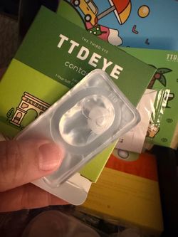 Halloween white contacts