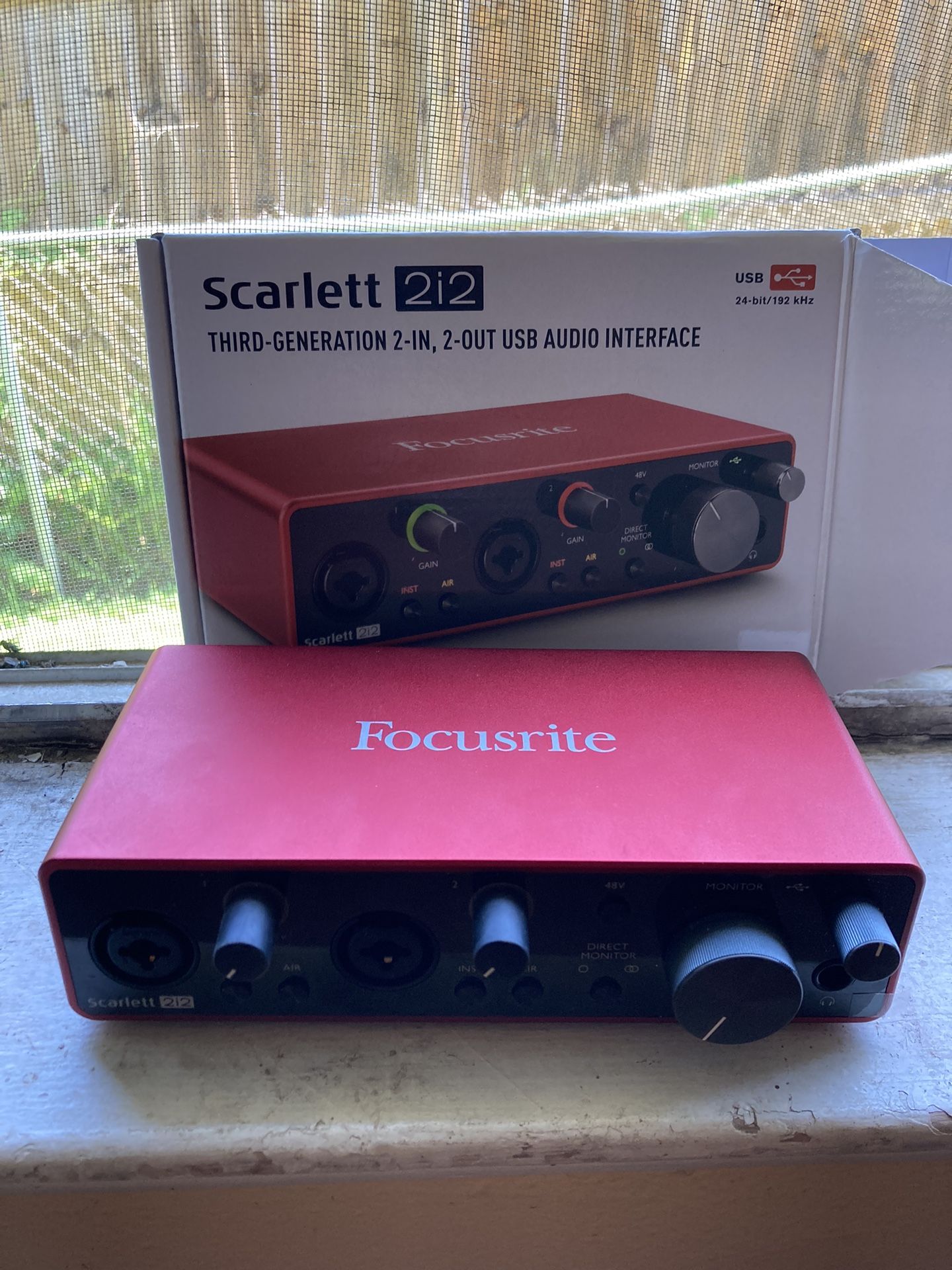 Scarlett 2i2 Third-Generation 2-In, 2-out USB Audio Interface.