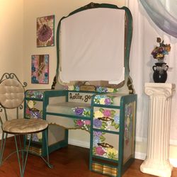 Gorgeous Hand painted Vanity Mirror