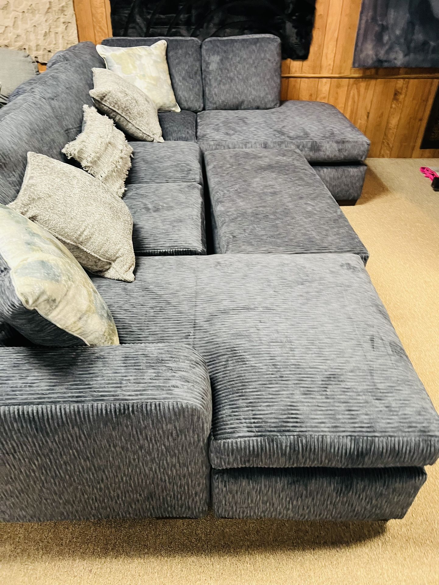 Double Chaise Stunning Sectional!