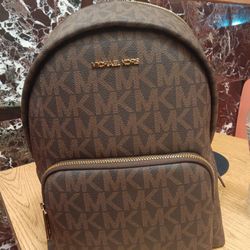 Michael Kors Brown Backpack