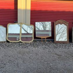 Mirrors - Vintage and Contemporary styles (Sold Individually Choice- $25)
