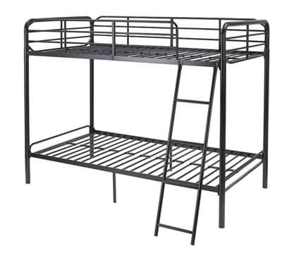 NEW - Twin over Twin Metal Bunk Bed, Black