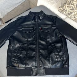 Men’s Levi’s Black Leather Jacket