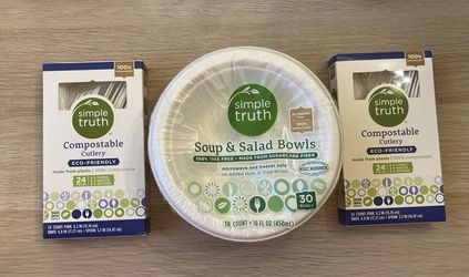 Compostable Cutlery and Bowles
