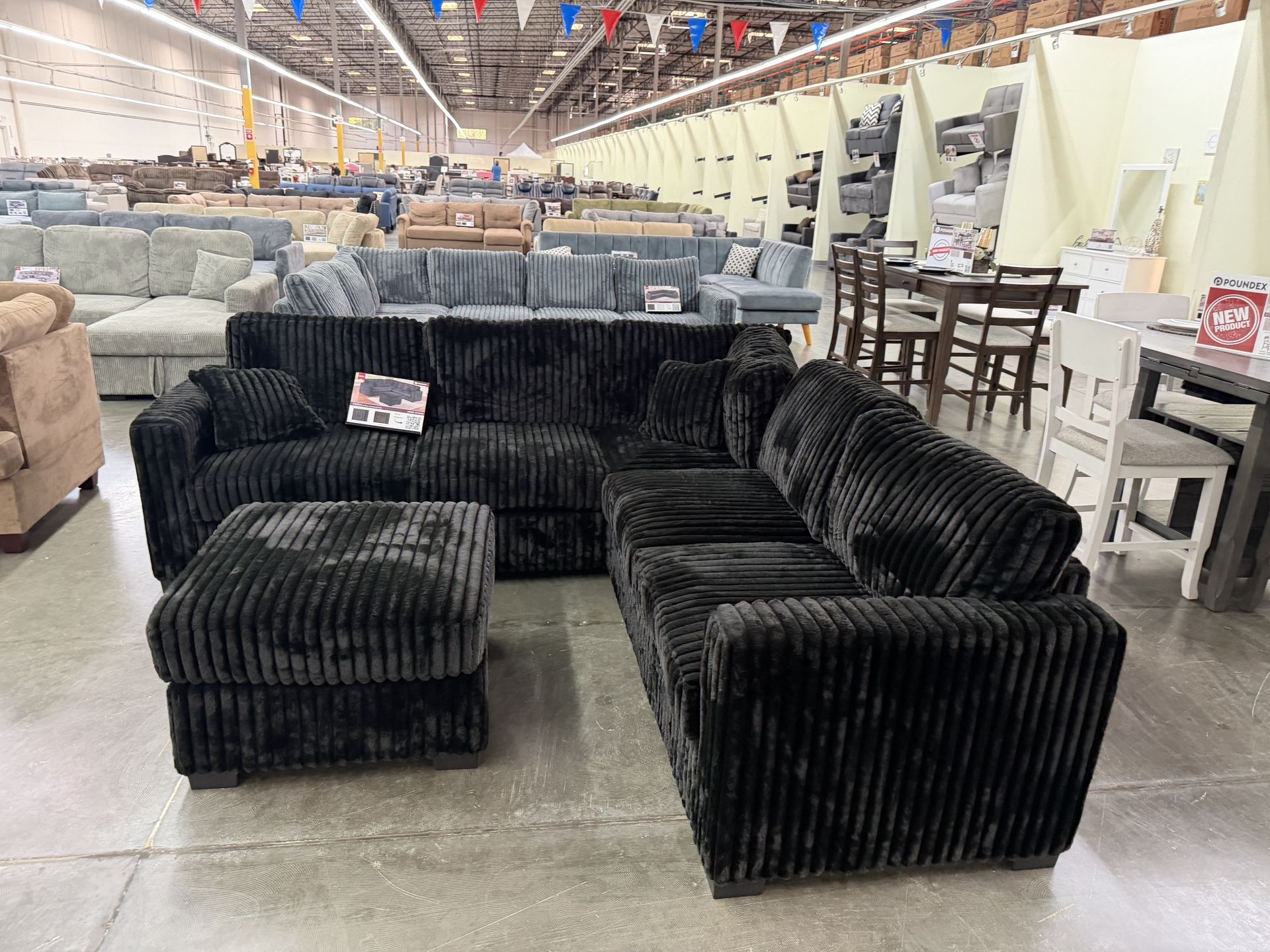 Sectional Sofa With Ottoman Brand new In Box 