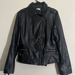 Faux Leather Jacket