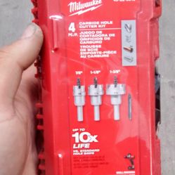 CARVIDE HOLE CUTTING KIT (BRAND NEW)