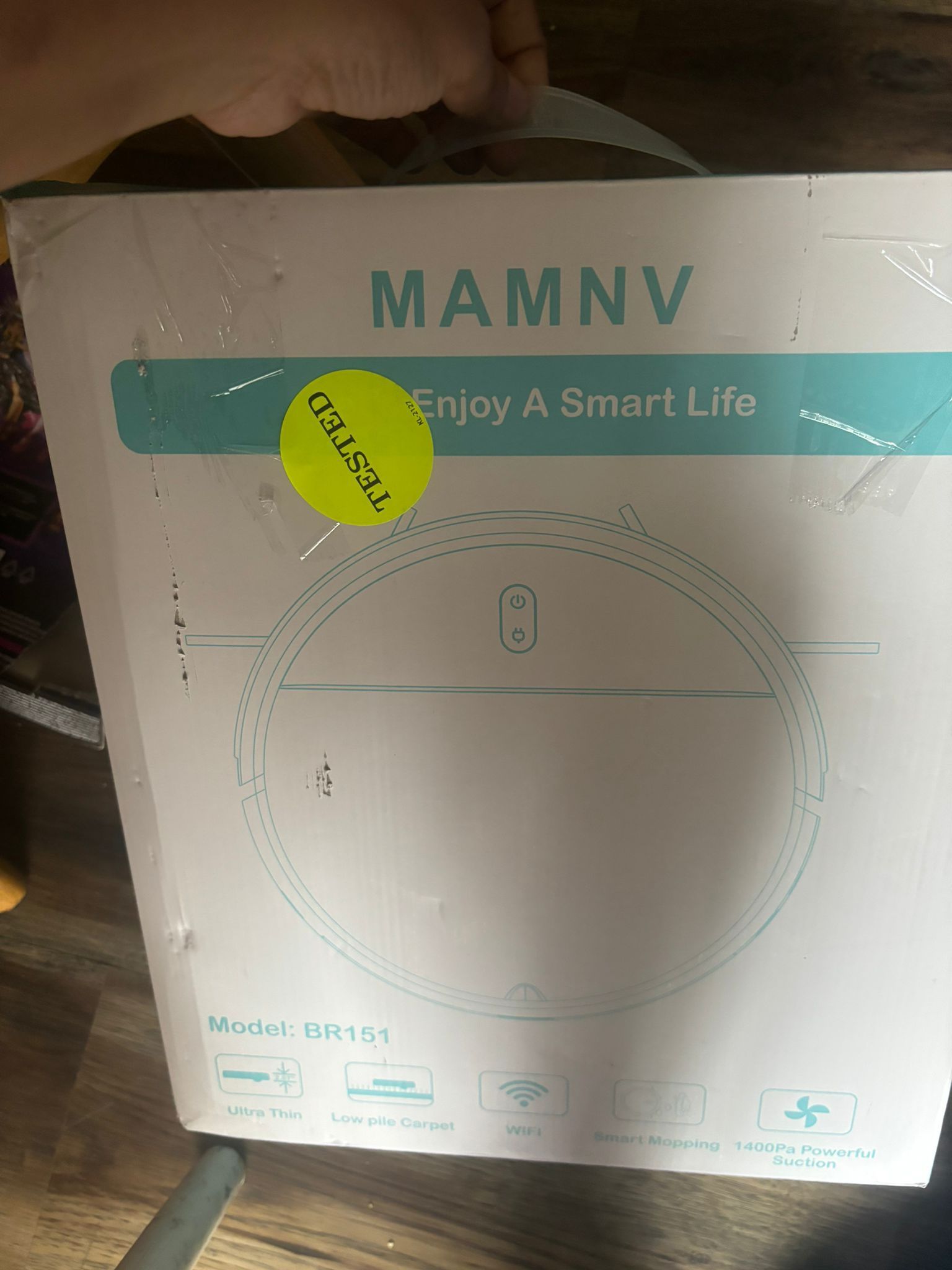 Robot Vacuum and Mop Combo, WiFi/App/Alexa, Robotic Vacuum Cleaner with Schedule, 2 in 1 Mopping Robot Vacuum with Watertank and Dustbin, Self-Chargin