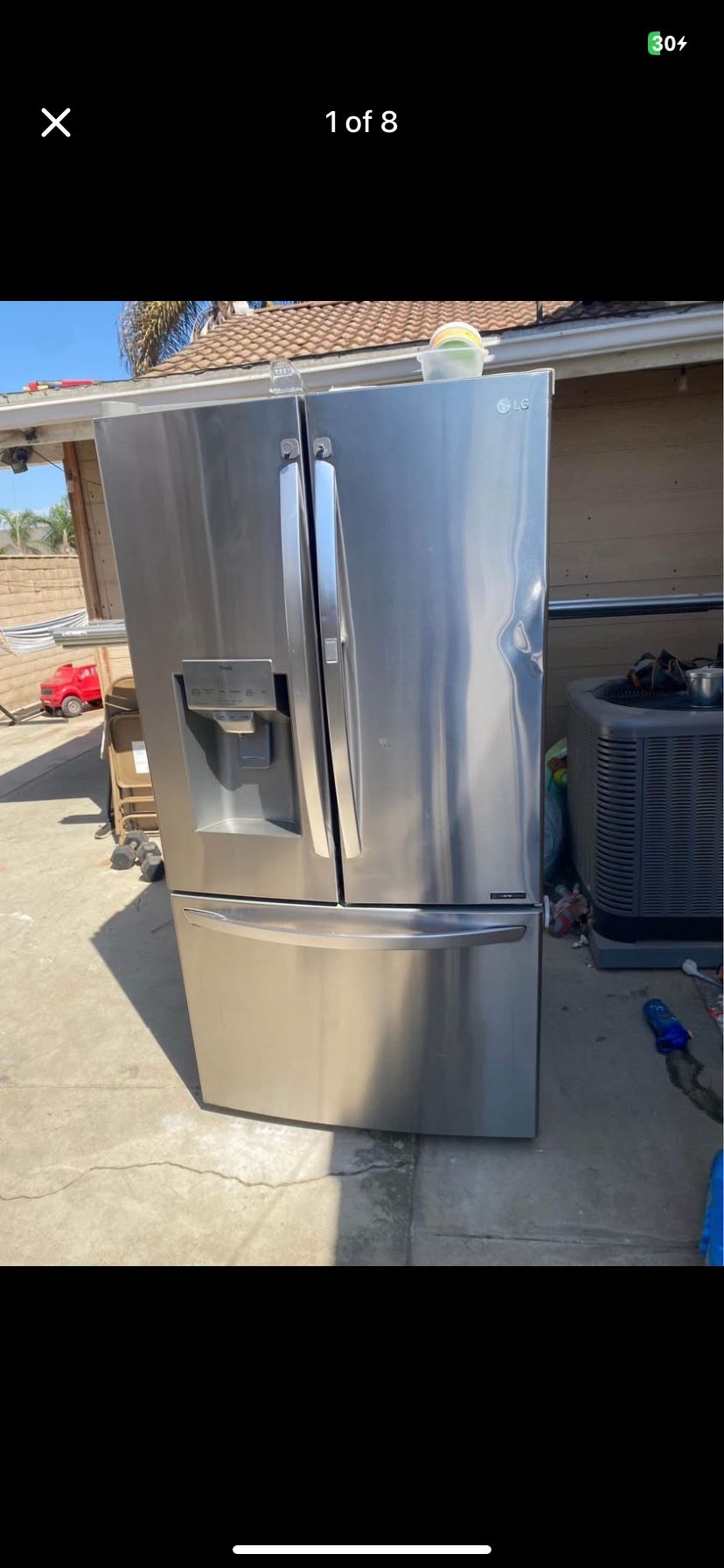 LG fridge thin Q need gone today shoot best offer