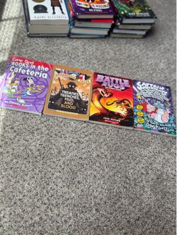 Kids book bundle Captain Underpants Hazardous Tales more