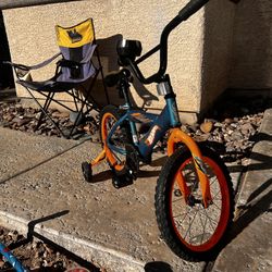 Kids  Bike With Training Wheels 