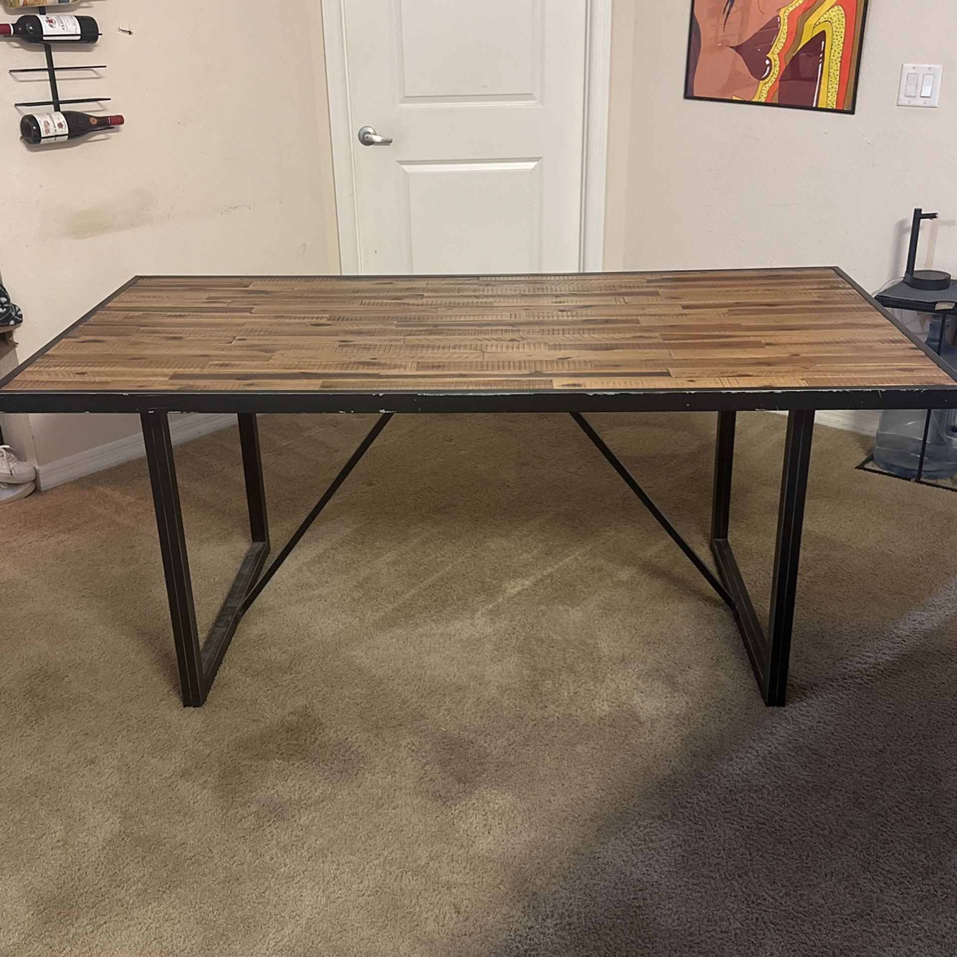 Wood Rustic Dining Table