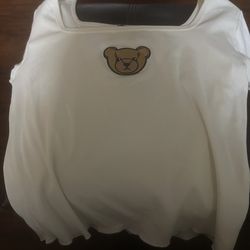 Women’s Delia’s Teddy Bear Crop Top Size Large