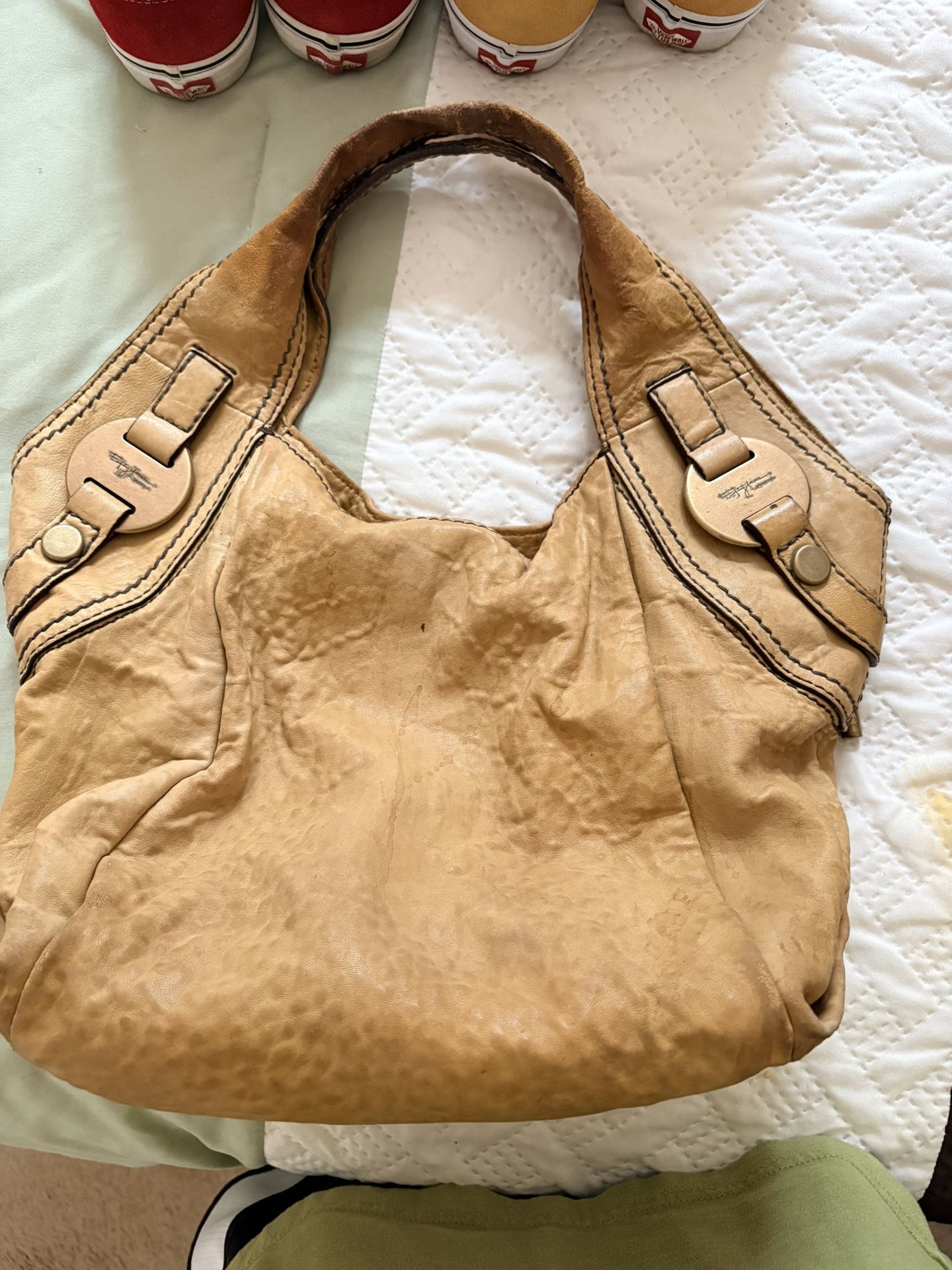 Fossil 54 Yellow Leather Purse