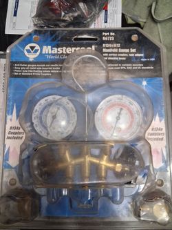 Manifold air conditioning test kit