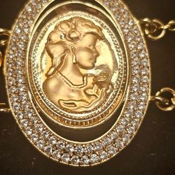 Gold plated bracelet