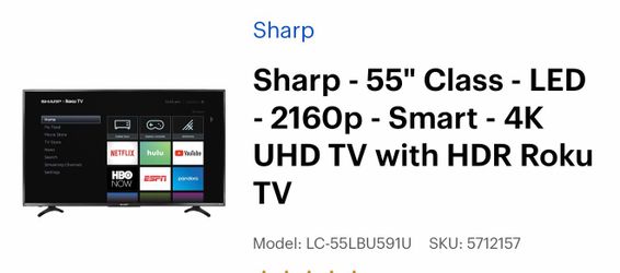 Sharp Smart TV 55”