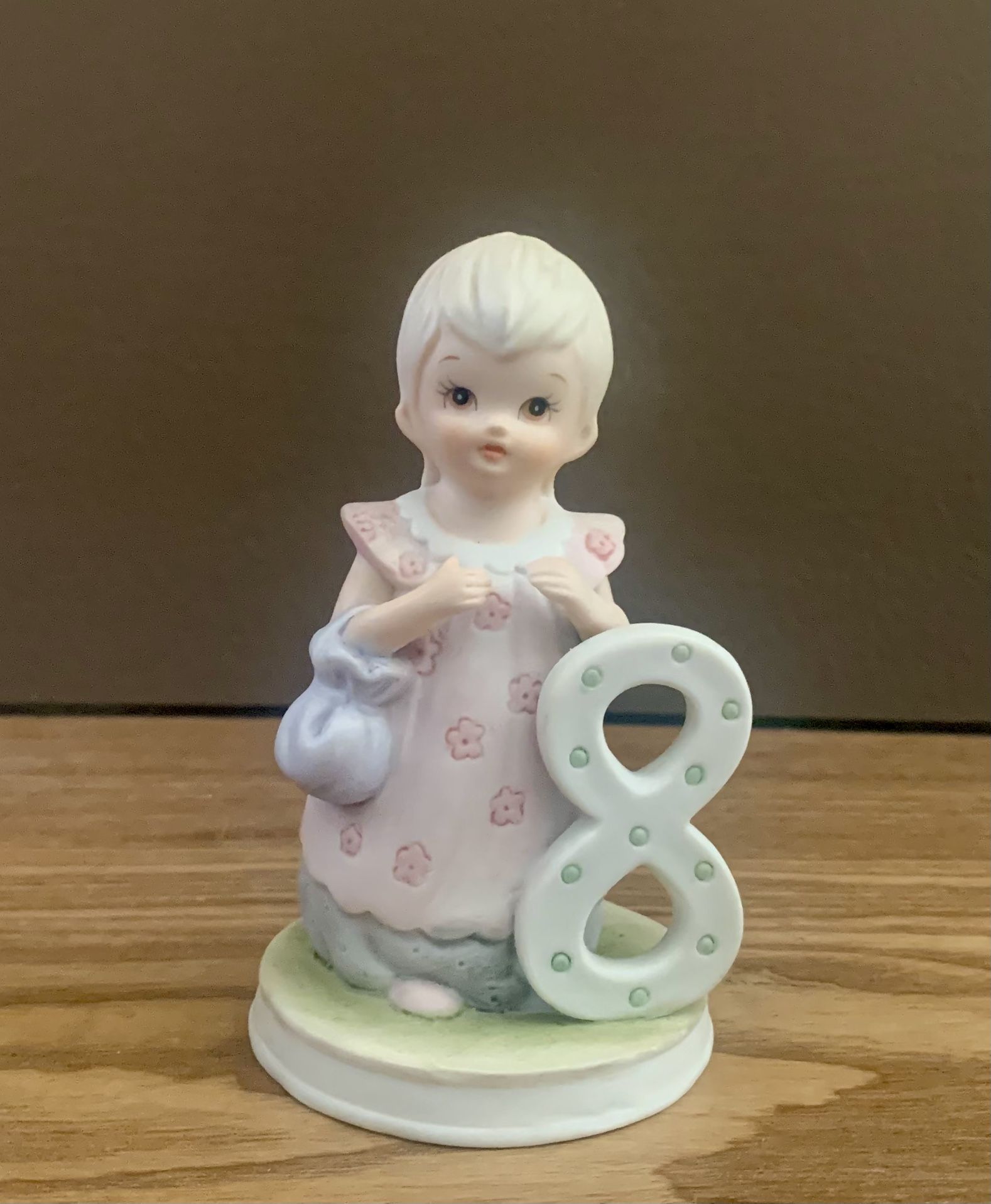 Vintage Lefton Birthday Girl Figurine!