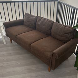 Collapsible Brown Couch For Sale!