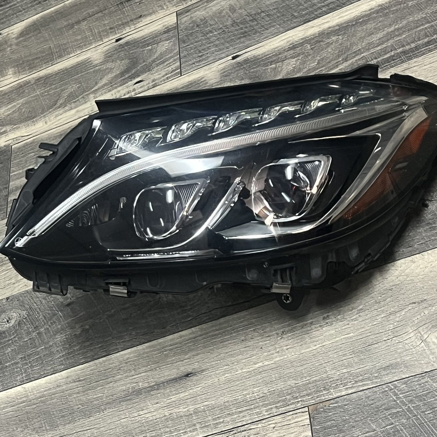 2015-2018 W205 C63AMG MERCEDES BENZ ADAPTIVE HEADLIGHT DOUBLE PROJECTOR ...