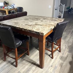 Marble Table Dining Set 