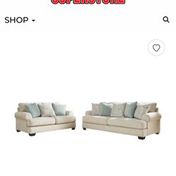 Sofas and ottoman