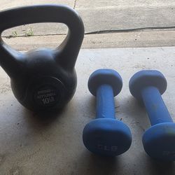 , 5lb weights, cylinder roll,