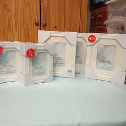 22  new in package white photo frames
